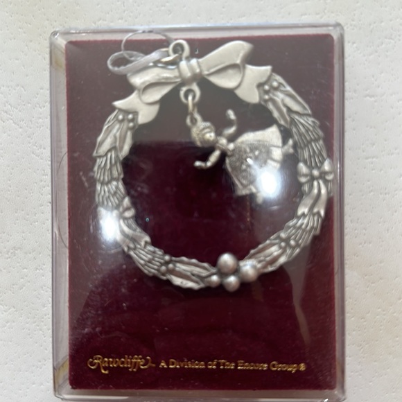 NIB Vintage Rare 12 Days of Christmas Peweter Ornaments - Picture 5 of 5